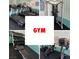 Community gym with various workout machines and free weights at 7904 Greycrest Ct # 104, Las Vegas, NV 89145