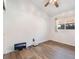 Cozy bedroom with a ceiling fan and window bringing in lots of light at 8113 Dolphin Landing Dr, Las Vegas, NV 89128