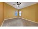 Comfortable bedroom with ceiling fan and large double hung windows at 8470 S Pioneer Way, Las Vegas, NV 89113