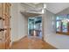 Welcoming entryway showcasing terracotta floors leading to the living spaces at 8470 S Pioneer Way, Las Vegas, NV 89113