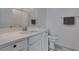 Clean bathroom with a vanity and toilet with neutral decor at 965 Nevada State Dr # 24201, Henderson, NV 89002