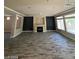 Bright and airy living room featuring recessed lighting and a modern fireplace at 9758 Panther Hollow St, Las Vegas, NV 89141
