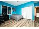 Comfortable bedroom featuring fan, good natural light and closet at 1017 Fairbury St, Henderson, NV 89052