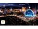 Aerial view of the Vegas strip featuring the High Roller and the MSG Sphere at 125 E Harmon Ave # 2318, Las Vegas, NV 89109