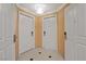 Hallway with doors in the Signature at MGM Grand Condo-Hotel at 125 E Harmon Ave # 2318, Las Vegas, NV 89109