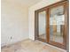 Patio with sliding glass door to bedroom at 1404 Santa Margarita St # D, Las Vegas, NV 89146