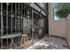 Outdoor patio with ornamental security fence and tiled flooring at 1440 Vegas Valley Dr # 1, Las Vegas, NV 89169