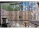 Outdoor patio with ornamental security fence, offering private outdoor space at 1440 Vegas Valley Dr # 1, Las Vegas, NV 89169