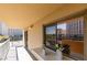 Balcony view with open sliding doors, with an appealing view of the complex at 205 E Harmon Ave # 511, Las Vegas, NV 89169