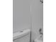 Close up of bathroom with shower and toilet at 205 E Harmon Ave # 511, Las Vegas, NV 89169