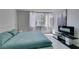 Serene bedroom with natural light, modern furnishings, and neutral decor at 205 E Harmon Ave # 511, Las Vegas, NV 89169