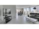 Bright and spacious open-concept living and dining space featuring stylish furnishings and large windows at 205 E Harmon Ave # 511, Las Vegas, NV 89169