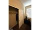 Closet area featuring rods for hanging clothes at 2409 W Gilmore Ave, North Las Vegas, NV 89032