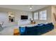 Bright living room boasting natural light, modern decor, and a great space for entertaining guests at 2878 Starling Summit St, Henderson, NV 89044