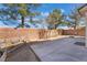 Spacious backyard featuring a patio and a brick wall offering both style and privacy at 5100 Amethyst Creek Ct, Las Vegas, NV 89131