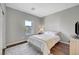 Comfortable bedroom featuring light grey walls and a plush rug at 5712 Almocita Ct, Las Vegas, NV 89141