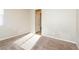 A bedroom with carpet flooring, natural light, and neutral paint at 6856 Council Heights Way, Las Vegas, NV 89142