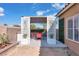 Covered outdoor patio and seating area, perfect for entertaining and relaxing at 3792 Calle De Rio Ave, Las Vegas, NV 89115