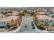 Aerial view of Chateau Nouveau, showcasing the community layout, pool, and lush landscaping at 10001 Peace Way # 2269, Las Vegas, NV 89147