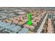 An aerial view of a residential complex with a green arrow indicating its location at 10001 Peace Way # 2269, Las Vegas, NV 89147