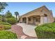 Expansive backyard featuring lush landscaping, spacious patio, and well-kept lawn at 10800 Brinkwood Ave, Las Vegas, NV 89134