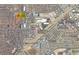 Overhead map showing residential area with easy access to major roads and local amenities at 1162 Red Margin Ct # 101, Las Vegas, NV 89183