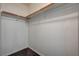 Walk-in closet with a single rod for hanging clothes at 1162 Red Margin Ct # 101, Las Vegas, NV 89183