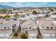 An aerial view of a neighborhood, showcasing the home's location and surrounding community at 1163 Regal Lily Way, Las Vegas, NV 89123