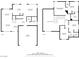 Detailed floor plan showcasing the layout of a two-story home, including room dimensions and features at 1163 Regal Lily Way, Las Vegas, NV 89123