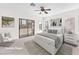Bright bedroom with a private balcony and lots of natural light at 1304 Autumn Wind Way, Henderson, NV 89052