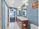 Bathroom featuring double sinks, a large mirror, and access to the bedroom at 150 Las Vegas Blvd # 1004, Las Vegas, NV 89101