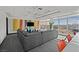 Comfortable resident lounge area featuring modern decor, comfortable seating, and expansive city views at 150 Las Vegas Blvd # 1004, Las Vegas, NV 89101