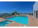 Enjoy a relaxing rooftop pool with a spa, lounge area, and panoramic city views, perfect for unwinding at 150 Las Vegas Blvd # 1004, Las Vegas, NV 89101