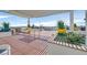 Spacious rooftop deck with plants, seating, a grill and panoramic views at 150 Las Vegas Blvd # 1004, Las Vegas, NV 89101