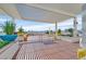 Stunning rooftop deck features shade structure, outdoor seating, planters, and expansive city views at 150 Las Vegas Blvd # 1004, Las Vegas, NV 89101