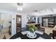 Open concept dining area flows into the kitchen and living room, great for entertaining at 1708 Crest Ave, Las Vegas, NV 89119