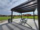 Shaded picnic area with tables and grills in a grassy community space at 247 Desoto Falls St, Indian Springs, NV 89018