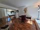Spacious bedroom with hardwood floors and a large mirrored closet at 3145 E Flamingo Rd # 2005, Las Vegas, NV 89121