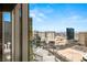 Panoramic city view from a high-rise building showing busy streets and other hotels in the distance at 3750 Las Vegas Blvd # 3008, Las Vegas, NV 89158