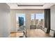 Beautiful dining room featuring floor to ceiling windows with breathtaking cityscape views at 3750 Las Vegas Blvd # 3008, Las Vegas, NV 89158