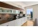 Sleek kitchen featuring stainless steel appliances, modern countertops and stunning city views at 3750 Las Vegas Blvd # 3008, Las Vegas, NV 89158