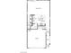 First floor plan featuring a great room, kitchen, powder room, and a two-car garage at 4153 Texas Lilac Ave, Las Vegas, NV 89139