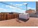 Backyard with a shed and fencing at 4857 Fairfax Ave, Las Vegas, NV 89120
