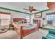 Spacious main bedroom featuring a ceiling fan and traditional furnishings at 5050 Secret Rock St, Las Vegas, NV 89122