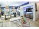 Open floorplan blends living, dining, and kitchen areas, creating an inviting and sociable atmosphere at 5317 Clover Blossom Ct, North Las Vegas, NV 89031