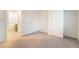 Bedroom featuring neutral carpet, a closet, and an ensuite bathroom at 5745 Becklow Gardens Ave, Las Vegas, NV 89141