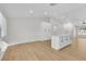 Bright, open-concept kitchen featuring a center island and backyard access at 6248 Spanish Moss Ave, Las Vegas, NV 89108