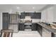 Stylish kitchen features sleek cabinetry, stainless steel appliances, and a functional layout for cooking and entertaining at 713 Salt Flats Cir, Henderson, NV 89011