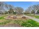Community park featuring a decorative water feature, grassy areas, and mature shade trees at 713 Salt Flats Cir, Henderson, NV 89011