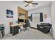 Bedroom featuring an office area and neutral color palette at 788 Grand Country Ave, North Las Vegas, NV 89086